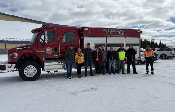 Mishkeegogamang Fire truck